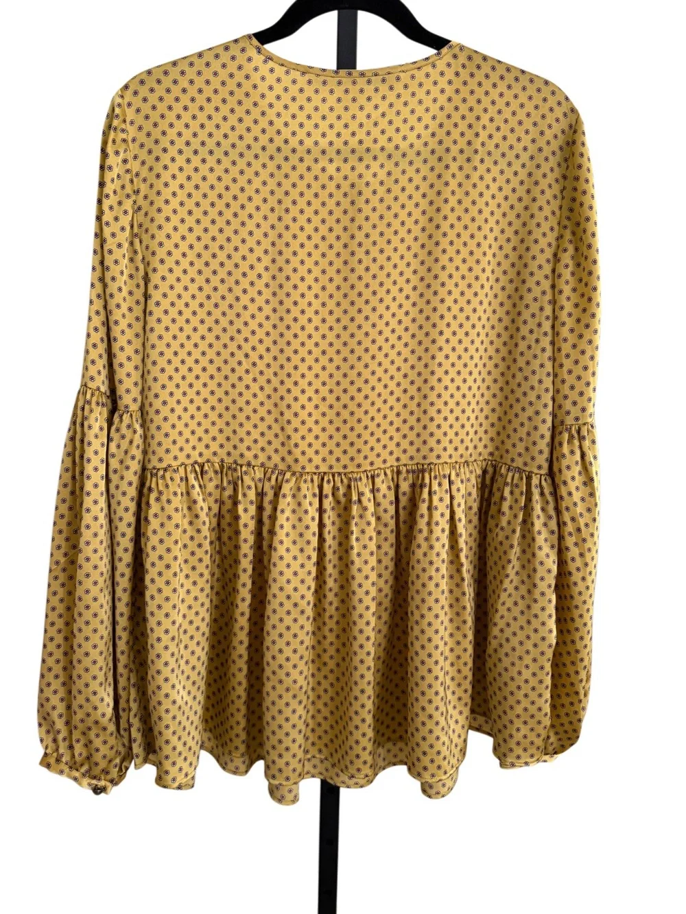 Banana Republic x Olivia Palermo Printed Empire Top Size M Boho Office
